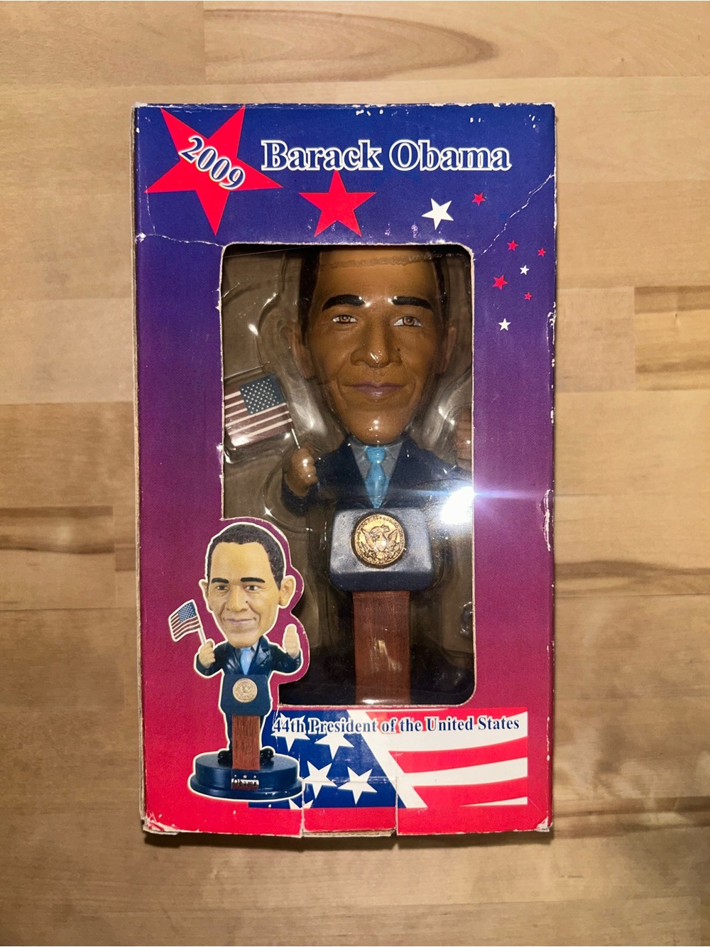 Barack Obama 2009 Presidential Collectible Bobblehead NEW